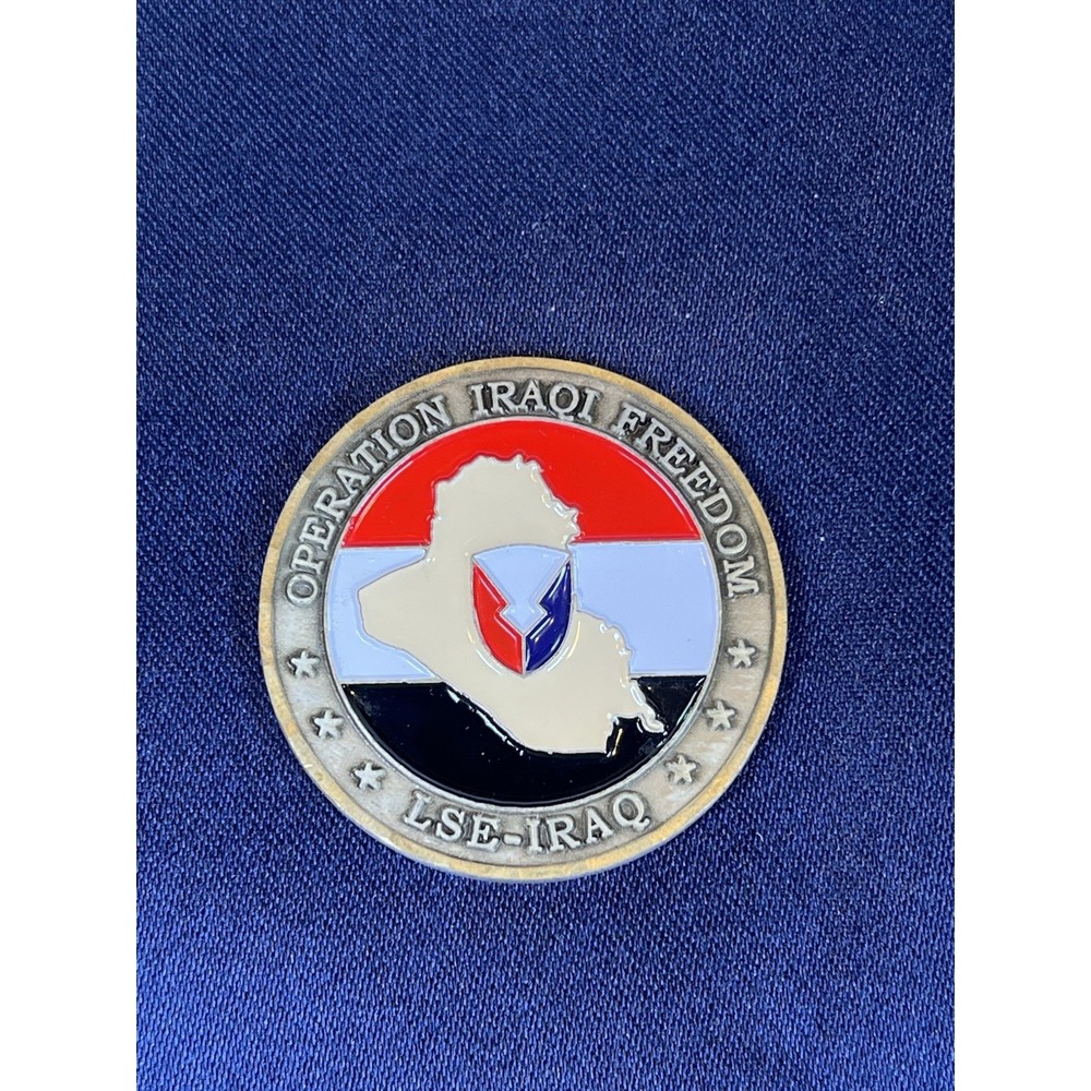 Operation Iraqi Freedom LSE-Iraq Military Challenge Coin Outstanding Duty